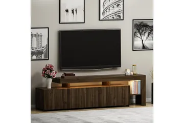 Jurukovo TV-benk 192x37 cm Brun - Møbler - TV- & Mediamøbler - TV benk & mediabenk