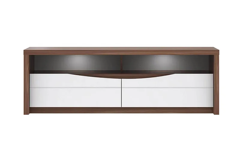 Keoisha TV-benk 148 cm - Brun/Hvit - Møbler - TV- & Mediamøbler - TV benk & mediabenk