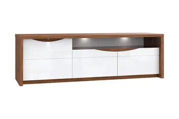 Keoisha TV-benk 189 cm - Brun/Hvit - Møbler - TV- & Mediamøbler - TV benk & mediabenk