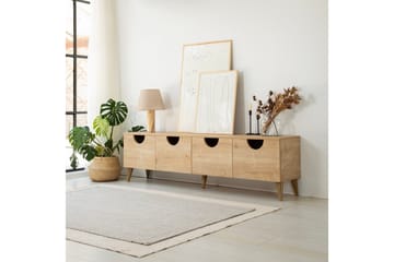 Khalidur TV-benk 180 cm - Eik - Møbler - TV- & Mediamøbler - TV benk & mediabenk