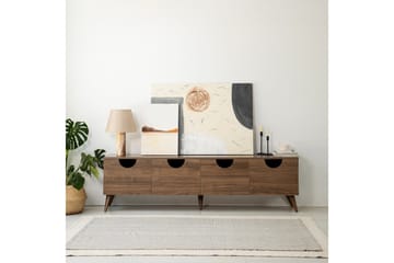 Khalidur TV-benk 180 cm - Valnøtt - Møbler - TV- & Mediamøbler - TV benk & mediabenk