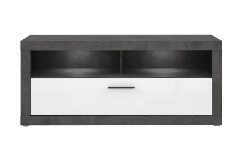 Kranea Tv-benk 138 cm - Grå/Hvit - Møbler - TV- & Mediamøbler - TV benk & mediabenk