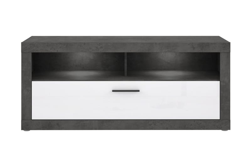 Kranea Tv-benk 138 cm - Grå/Hvit - Møbler - TV- & Mediamøbler - TV benk & mediabenk
