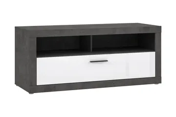 Kranea Tv-benk 138 cm - Grå/Hvit - Møbler - TV- & Mediamøbler - TV benk & mediabenk