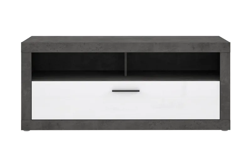 Kranea Tv-benk 138 cm - Grå/Hvit - Møbler - TV- & Mediamøbler - TV benk & mediabenk