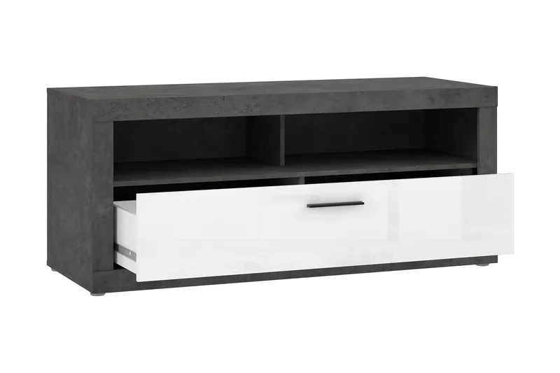 Kranea Tv-benk 138 cm - Grå/Hvit - Møbler - TV- & Mediamøbler - TV benk & mediabenk