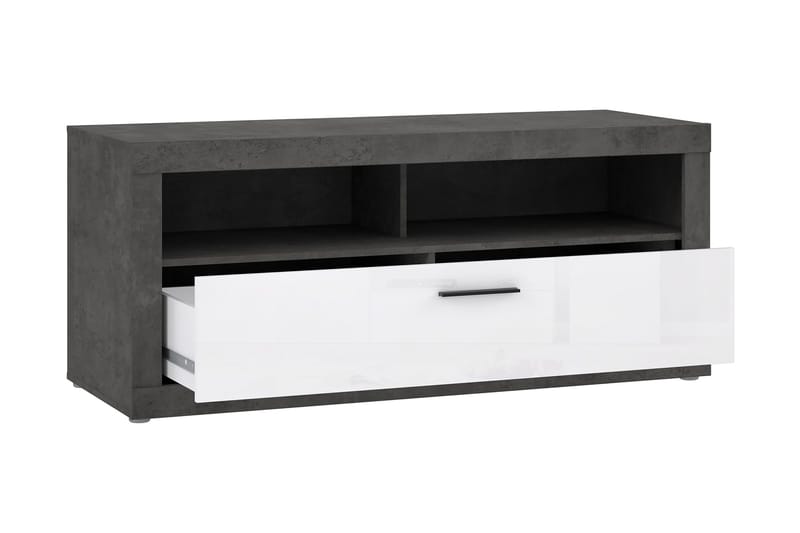 Kranea Tv-benk 138 cm - Grå/Hvit - Møbler - TV- & Mediamøbler - TV benk & mediabenk