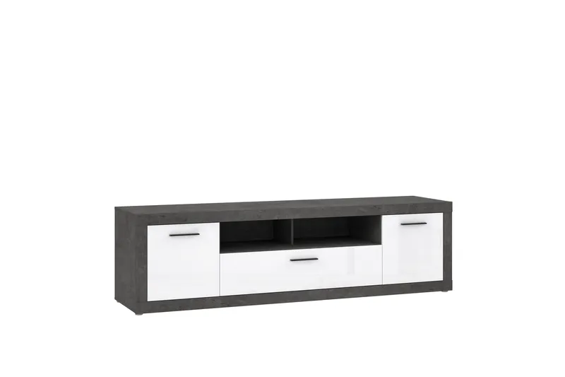 Kranea Tv-benk 213 cm - Grå/Hvit - Møbler - TV- & Mediamøbler - TV benk & mediabenk