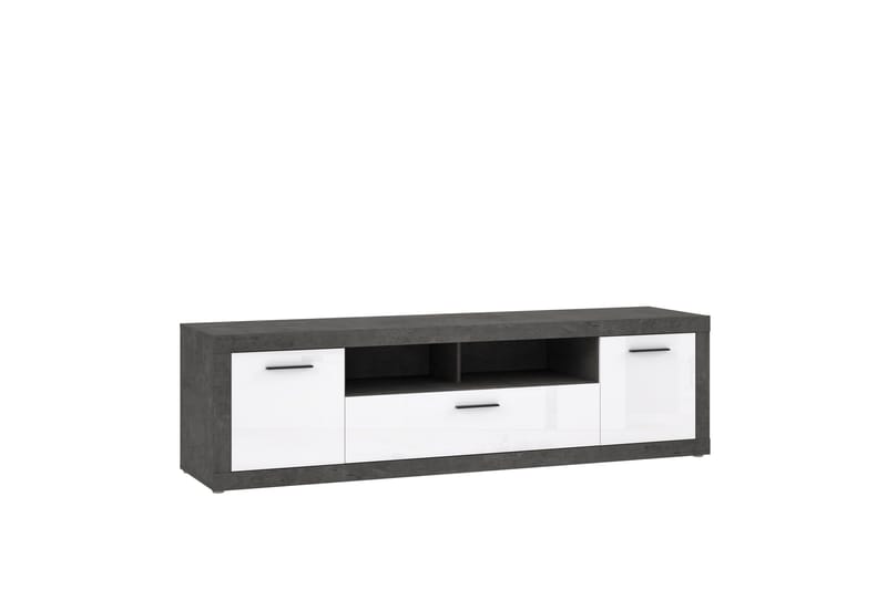 Kranea Tv-benk 213 cm - Grå/Hvit - Møbler - TV- & Mediamøbler - TV benk & mediabenk