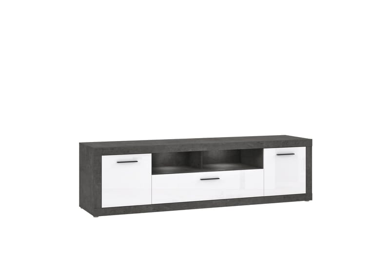 Kranea Tv-benk 213 cm - Grå/Hvit - Møbler - TV- & Mediamøbler - TV benk & mediabenk