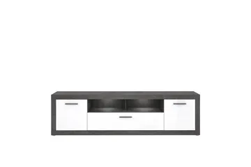 Kranea Tv-benk 213 cm - Grå/Hvit - Møbler - TV- & Mediamøbler - TV benk & mediabenk