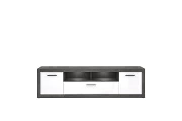 Kranea Tv-benk 213 cm - Grå/Hvit - Møbler - TV- & Mediamøbler - TV benk & mediabenk