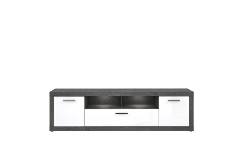 Kranea Tv-benk 213 cm - Grå/Hvit - Møbler - TV- & Mediamøbler - TV benk & mediabenk