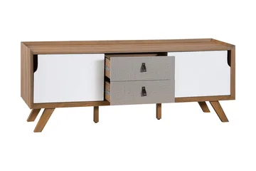 Laiya TV-Benk 147 cm - Hvit - Møbler - TV- & Mediamøbler - TV benk & mediabenk