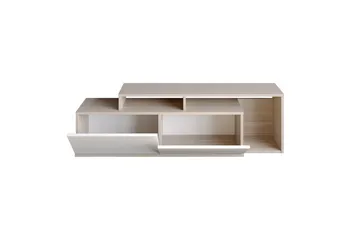 Lameyze Tv-benk 150 cm - Natur/Hvit - Møbler - TV- & Mediamøbler - TV benk & mediabenk