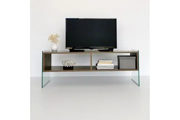 Lekkenne TV-benk 122 cm - Brun - Møbler - TV- & Mediamøbler - TV benk & mediabenk