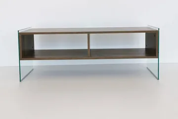 Lekkenne TV-benk 122 cm - Brun - Møbler - TV- & Mediamøbler - TV benk & mediabenk