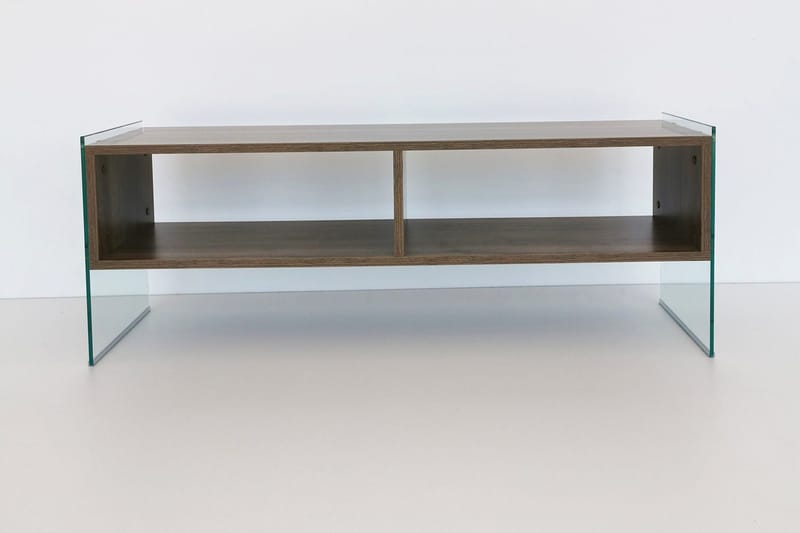 Lekkenne TV-benk 122 cm - Brun - Møbler - TV- & Mediamøbler - TV benk & mediabenk