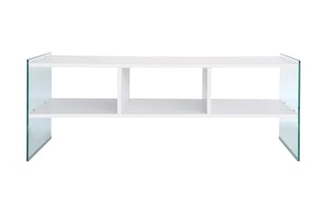 Lekkenne TV-benk 122 cm - Hvit - Møbler - TV- & Mediamøbler - TV benk & mediabenk