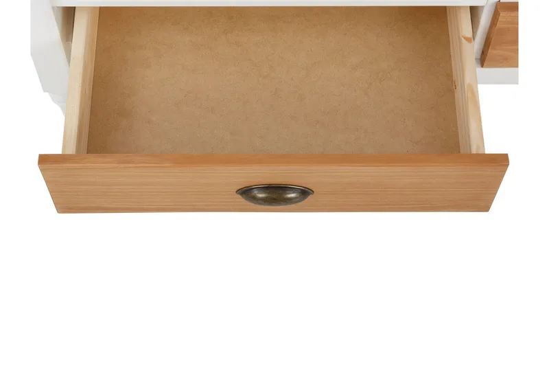 Lenham Tv-benk 110 cm - Hvit - Møbler - TV- & Mediamøbler - TV benk & mediabenk