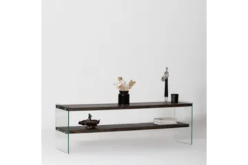 Lepinas TV-benk 140 cm - Antrasitt - Møbler - TV- & Mediamøbler - TV benk & mediabenk