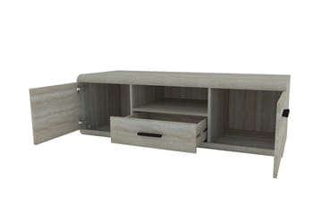 Link TV-bänk 140x54x44 cm Natur||Wood - Møbler - TV- & Mediamøbler - TV benk & mediabenk