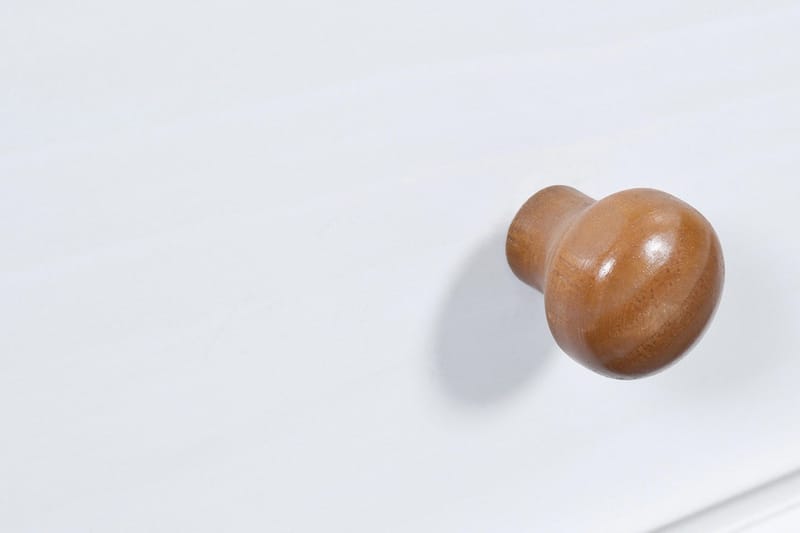 Livesey TV-benk 180 cm - Hvit/Brun - Møbler - TV- & Mediamøbler - TV benk & mediabenk