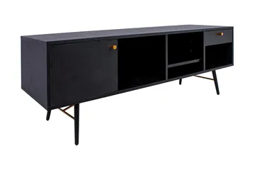 Luxembourg TV Benk Svart / Kobber - Møbler - TV- & Mediamøbler - TV benk & mediabenk
