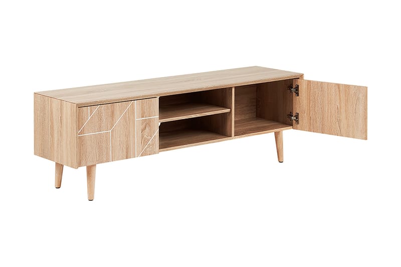 Magarian TV-Benk 150 cm - Tre/Natur - Møbler - TV- & Mediamøbler - TV benk & mediabenk