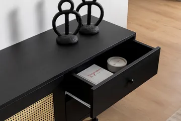 Makwana TV-benk 180 cm - Svart - Møbler - TV- & Mediamøbler - TV benk & mediabenk