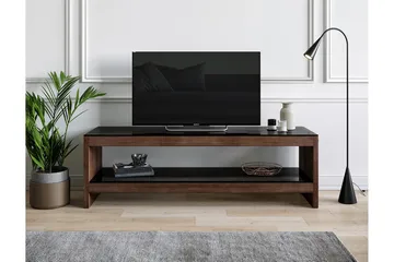 Malmby TV-benk 140 cm - Mørkebrun - Møbler - TV- & Mediamøbler - TV benk & mediabenk