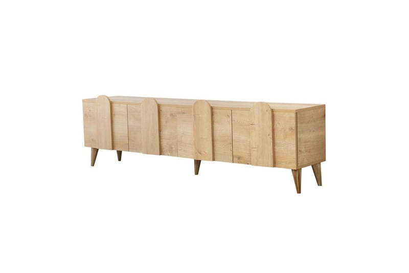 Malpani TV-benk 180 cm - Eik - Møbler - TV- & Mediamøbler - TV benk & mediabenk