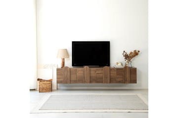 Malpani TV-benk 180 cm - Valnøtt - Møbler - TV- & Mediamøbler - TV benk & mediabenk