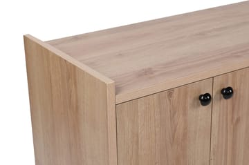 Maolina Retro TV-benk 150 cm med Oppbevaring i Tre - Lysebrun - Møbler - TV- & Mediamøbler - TV benk & mediabenk