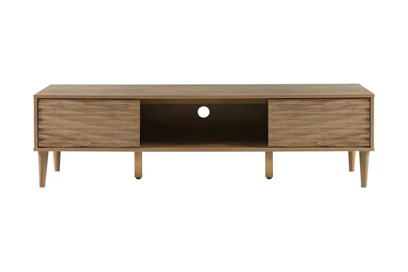 Mccarl TV-Benk 160 cm - Tre/Natur - Møbler - TV- & Mediamøbler - TV benk & mediabenk