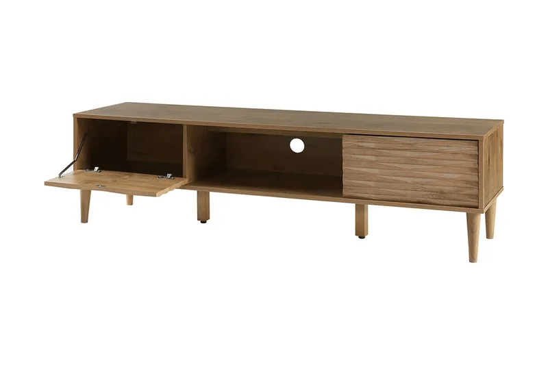 Mccarl TV-Benk 160 cm - Tre/Natur - Møbler - TV- & Mediamøbler - TV benk & mediabenk