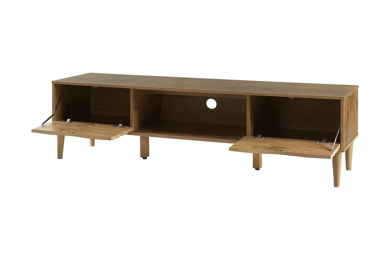 Mccarl TV-Benk 160 cm - Tre/Natur - Møbler - TV- & Mediamøbler - TV benk & mediabenk