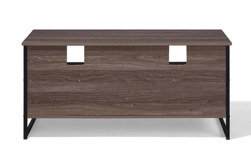 Melnychuk TV-benk 120 cm - Mørkebrun - Møbler - TV- & Mediamøbler - TV benk & mediabenk