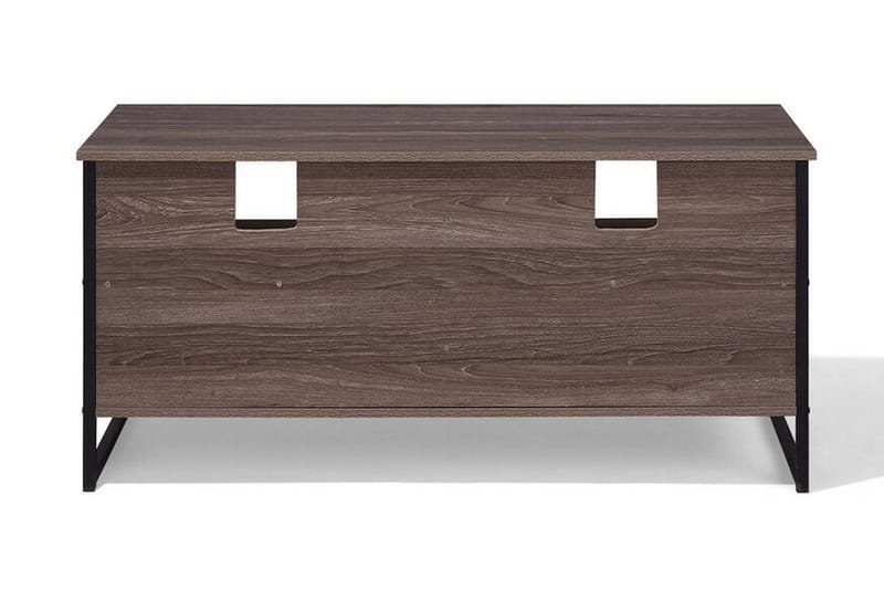 Melnychuk TV-benk 120 cm - Mørkebrun - Møbler - TV- & Mediamøbler - TV benk & mediabenk