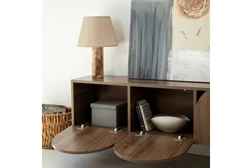 Mesta TV-benk 180 cm - Valnøtt - Møbler - TV- & Mediamøbler - TV benk & mediabenk