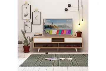 Mod Design TV-benk 140 cm - Brun/Hvit - Møbler - TV- & Mediamøbler - TV benk & mediabenk