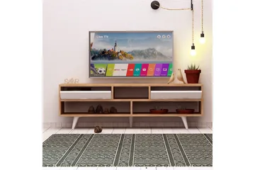 Mod Design TV-benk 140 cm - Brun/Hvit - Møbler - TV- & Mediamøbler - TV benk & mediabenk