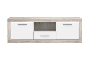 Mohaned TV-benk 148 cm - Brun/Hvit - Møbler - TV- & Mediamøbler - TV benk & mediabenk