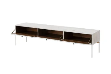 Munira TV-benk 175 cm - Beige/Hvit - Møbler - TV- & Mediamøbler - TV benk & mediabenk