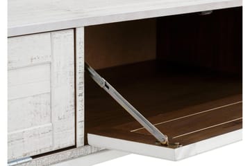Munira TV-benk 175 cm - Beige/Hvit - Møbler - TV- & Mediamøbler - TV benk & mediabenk