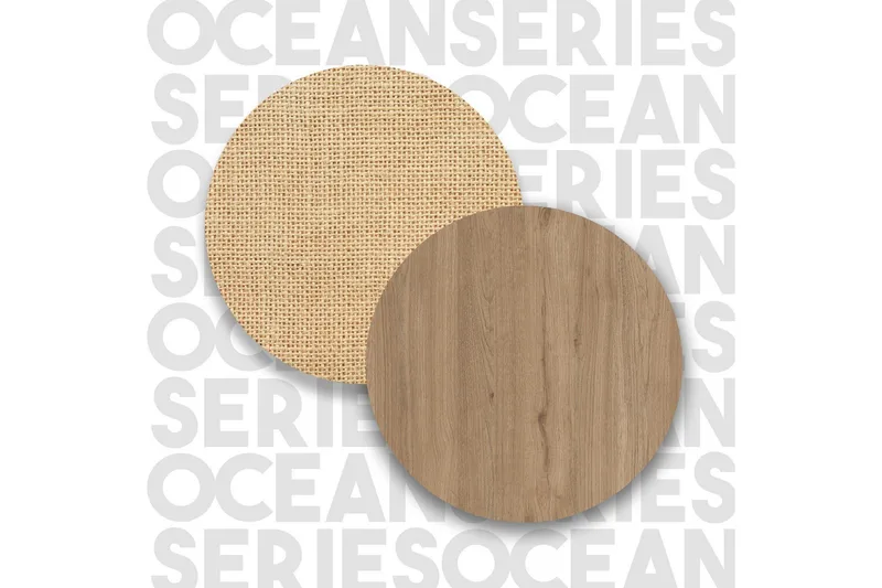 Munish TV-benk 160 cm - Eik/Valnøtt - Møbler - TV- & Mediamøbler - TV benk & mediabenk