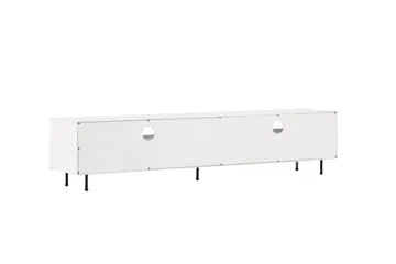 Navarra Tv-benk 180x40 cm - Hvit - Møbler - TV- & Mediamøbler - TV benk & mediabenk