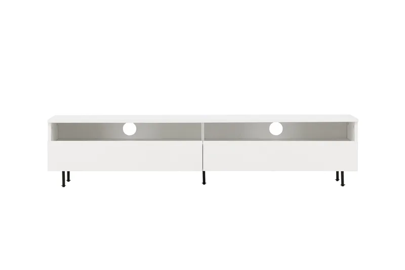 Navarra Tv-benk 180x40 cm, Hvit