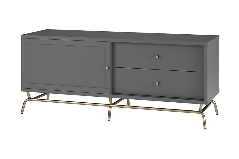 Nova Tv-benk 150x48 cm Grafittgrå - CosmoLiving - Møbler - TV- & Mediamøbler - TV benk & mediabenk