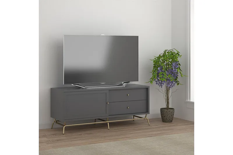 Nova Tv-benk 150x48 cm Grafittgrå - Møbler - TV- & Mediamøbler - TV benk & mediabenk